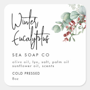 Adesivo Quadrado Vinhetas de sabão