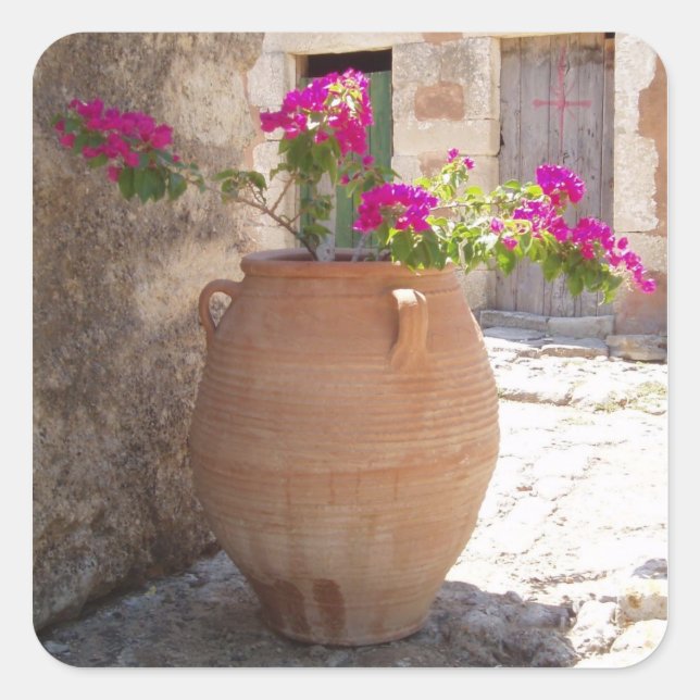 Adesivo Quadrado Vinhetas de Urn (Frente)