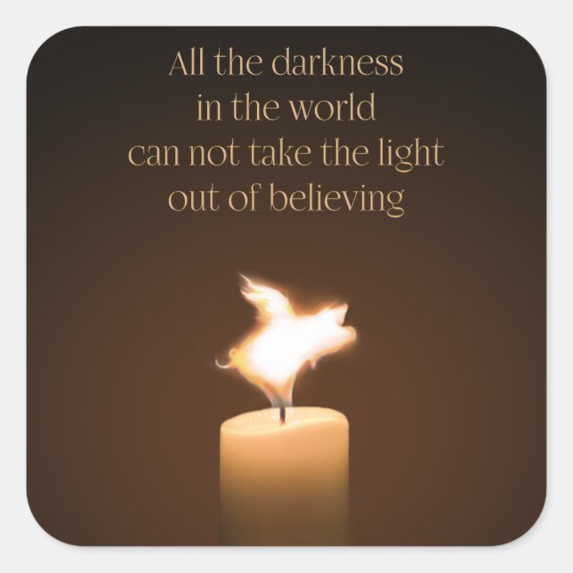 Adesivo Quadrado Vinhetas De Velas De Porco Voadoras (Frente)