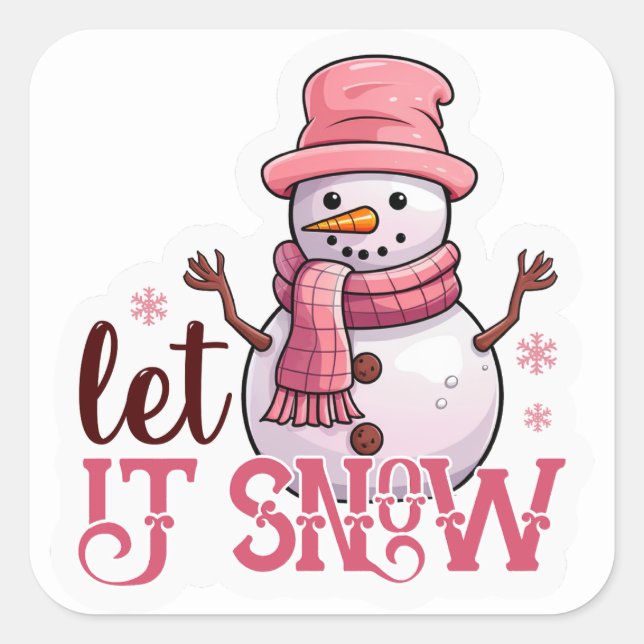 Adesivo Quadrado Vinhetas Festivas (Frente)