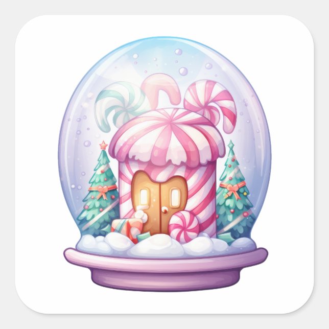 Adesivo Quadrado Vinhetas Festivas (Frente)