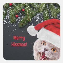 Adesivo Quadrado Vinhetas, Hissmas Feliz