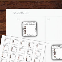 Vinhetas para Diários Grateful com chocolate