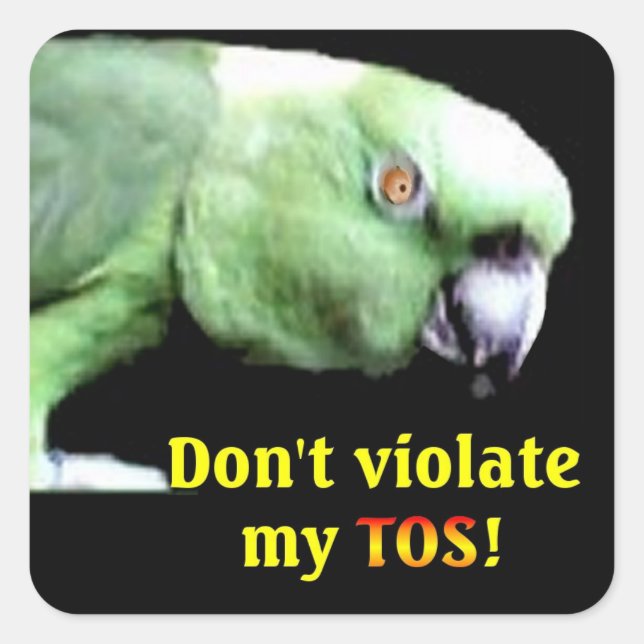 Adesivo Quadrado Vinhetas Quadradas da Amazônia (Frente)