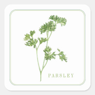 Adesivo Quadrado Vinhetas quadradas pequenas de PARSLEY FRESCAS