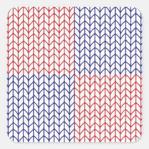 Adesivo Quadrado Vinhetas Quadradas Pequenas do KNIT AMERICANO