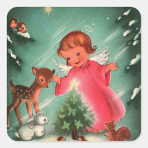 Vintage Angel E Animais