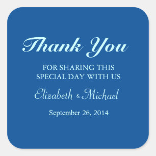 Adesivo Quadrado Vintage azul bonito da flor do lírio de Calla