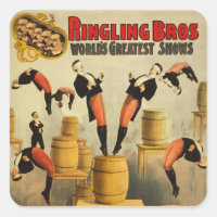 Vintage Circus Sideshow Poster