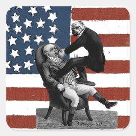 Adesivo Quadrado Vintage Dentist