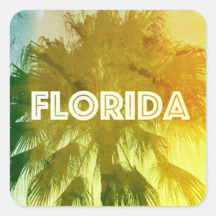 Adesivo Quadrado Vintage Flare Stickers
