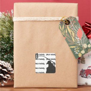 Adesivo Quadrado Vintage Hip hop Ghetto Celebrity Street Urban