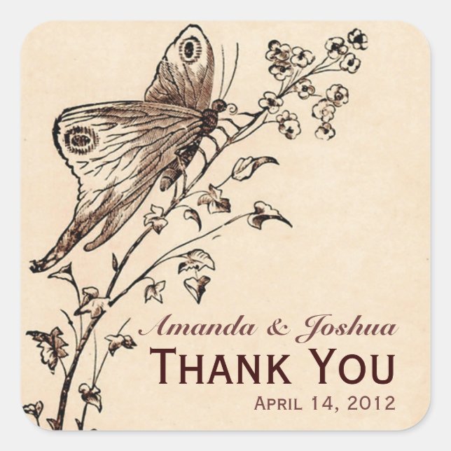 Adesivo Quadrado Vintage Injetável Vintage (Frente)