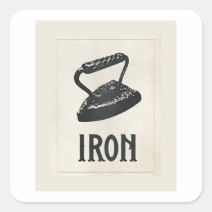 Adesivo Quadrado Vintage Laundry I