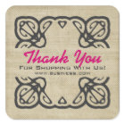 Vintage Obrigado Por Comprar O Rosa Personalizado