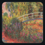 Adesivo Quadrado Vintage - Ponte Japonesa Claude Monet<br><div class="desc">Um belo impressão da "Ponte Japonesa" também conhecida como "A Lilha da Água" - óleo na canvas pintado por Claude Monet (1840-1926) em 1900. Claude Monet foi um dos fundadores da pintura impressionista francesa e pôde ser descrito como o creme da cultura.</div>
