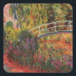 Adesivo Quadrado Vintage - Ponte Japonesa Claude Monet<br><div class="desc">Um belo impressão da "Ponte Japonesa" também conhecida como "A Lilha da Água" - óleo na canvas pintado por Claude Monet (1840-1926) em 1900. Claude Monet foi um dos fundadores da pintura impressionista francesa e pôde ser descrito como o creme da cultura.</div>