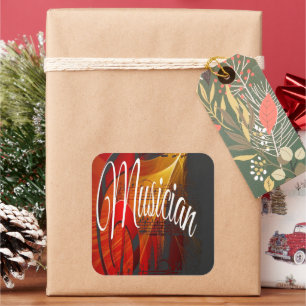 Adesivo Quadrado Vintage Rhythm of the Night