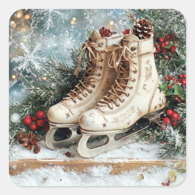 Adesivo Quadrado Vintage Stickers (Frente)