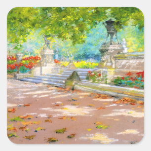 Adesivo Quadrado Vintage Terrace, Prospect Park (1887) desenho