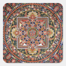 Vintage Tibetano - Budismo tantrico Mandala