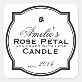 ADESIVO QUADRADO VINTAGEM MODERNA | SOAP E CANDELA PERSONALIZADOS