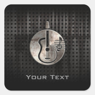 Adesivo Quadrado Violão acústico robusto