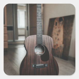 Adesivo Quadrado Violão Bass legal