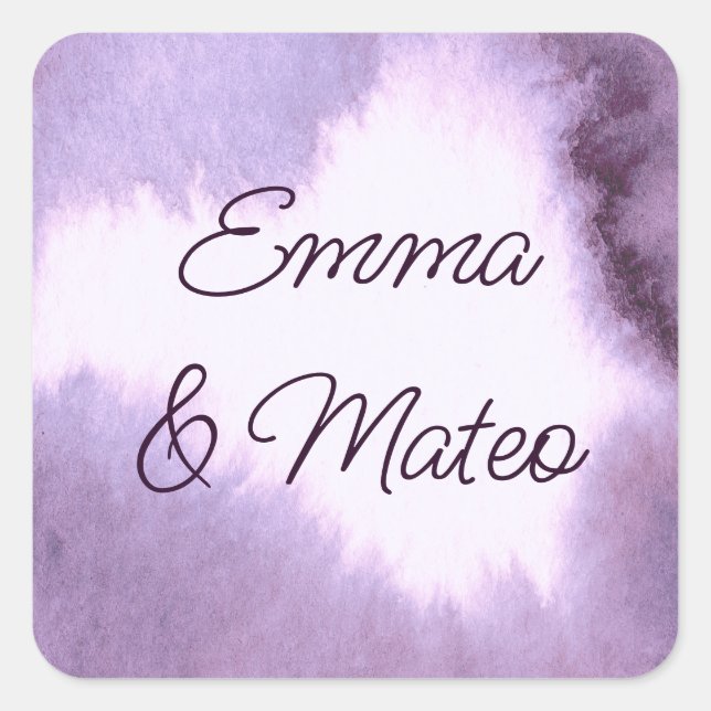 Adesivo Quadrado Violeta roxa (Frente)