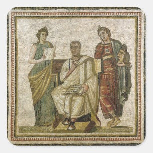 Adesivo Quadrado Virgil e as Ônibus, de Sousse