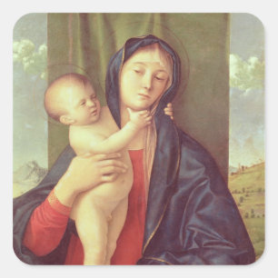 Adesivo Quadrado Virgin e criança, c.1487