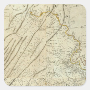 Adesivo Quadrado Virgínia composta