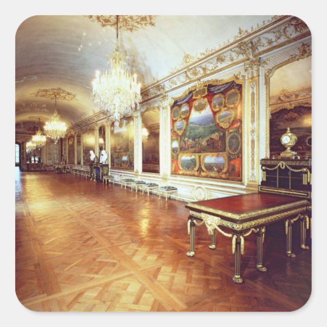 Adesivo Quadrado Visão da Sala de Batalhas (Frente)