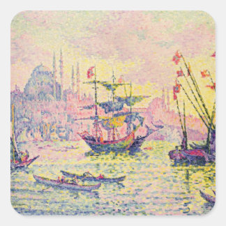 Adesivo Quadrado Visão de Constantinopla, 1907