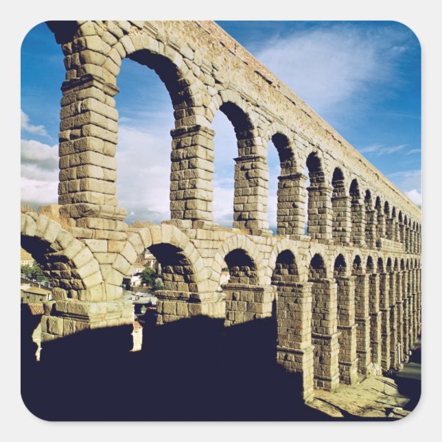 Adesivo Quadrado Visão do aqueduto (Frente)