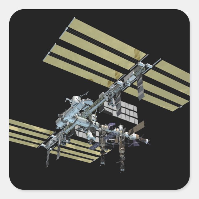 Adesivo Quadrado Vista 9 gerada por computador (Frente)