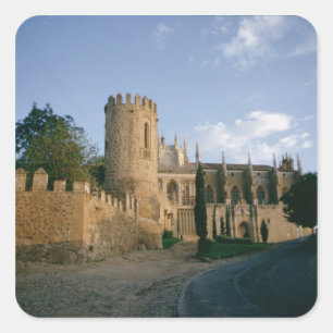 Adesivo Quadrado Vista da cidade