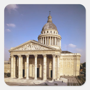 Adesivo Quadrado Vista da fachada, construída 1757-90