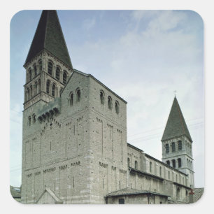 Adesivo Quadrado Vista da fachada oeste, século 10-11