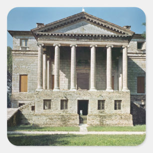 Adesivo Quadrado Vista da fachada principal, construída em 1559-60