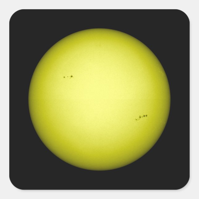Adesivo Quadrado Vista de cheio do Sol (Frente)
