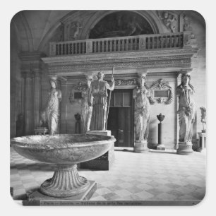 Adesivo Quadrado Vista do Caryatids Tribune