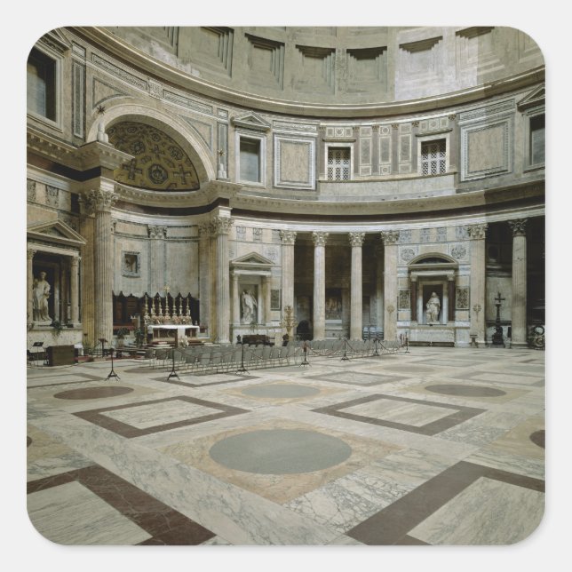 Adesivo Quadrado Vista do interior (Frente)