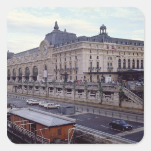 Adesivo Quadrado Vista do Musee d'Orsay do noroeste