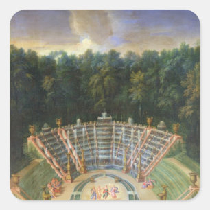 Adesivo Quadrado Vista do Salle de Bal