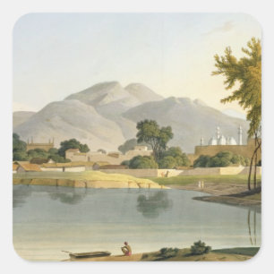 Adesivo Quadrado Vista em Nijeibabad, perto do Coaduwar Gaut,