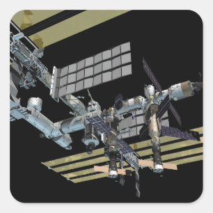 Adesivo Quadrado Vista gerada por computador 15