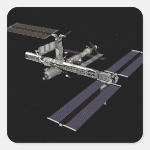 Adesivo Quadrado Vista gerada por computador 18