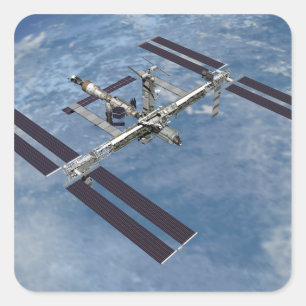 Adesivo Quadrado Vista gerada por computador 22