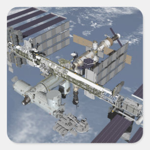 Adesivo Quadrado Vista gerada por computador 5